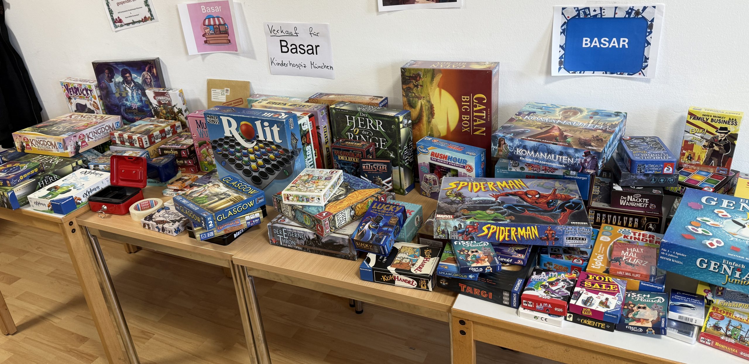 Brettspiele spenden für den guten Zweck – Charity-Aktion von Board Games Munich